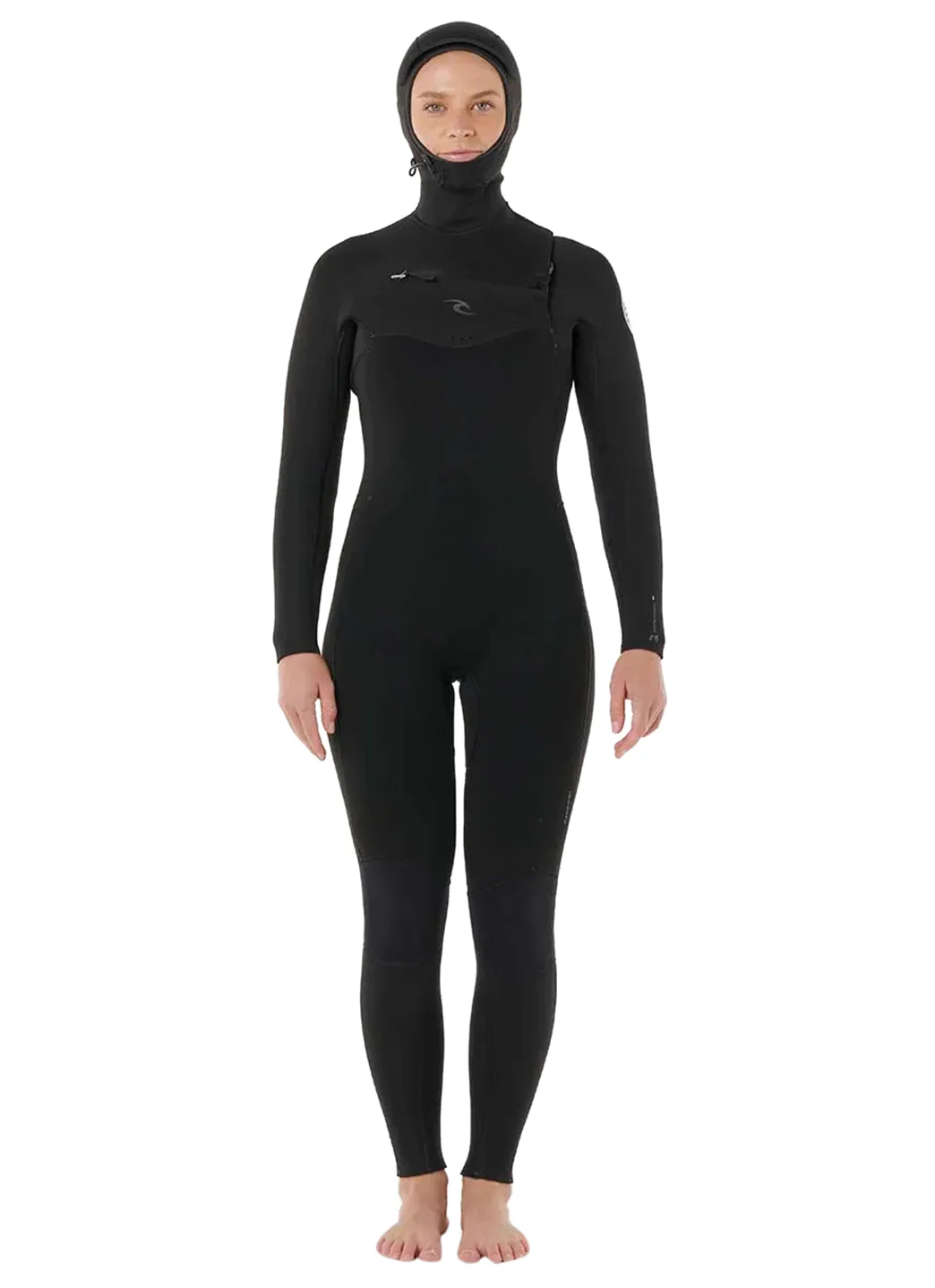 Rip Curl Women's 5/4mm Dawn Patrol Chest Zip Hooded Fullsuit Wetsuit - Image 8
