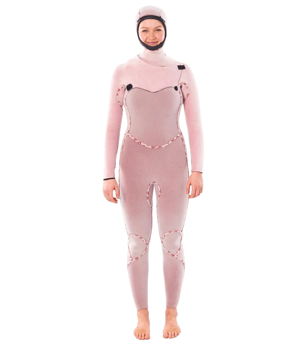 Rip Curl Women's 6/4 Flashbomb Long Sleeve Hooded Chest Zip Fullsuit Wetsuit - Image 4