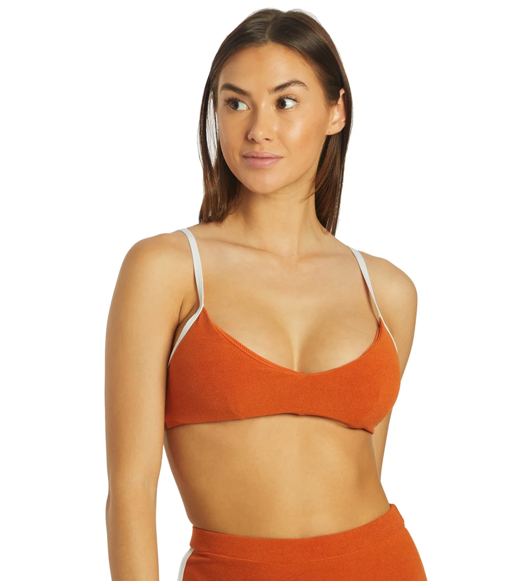 Rip Curl Women's Azalea Solid Crop Bikini Top - Image 8