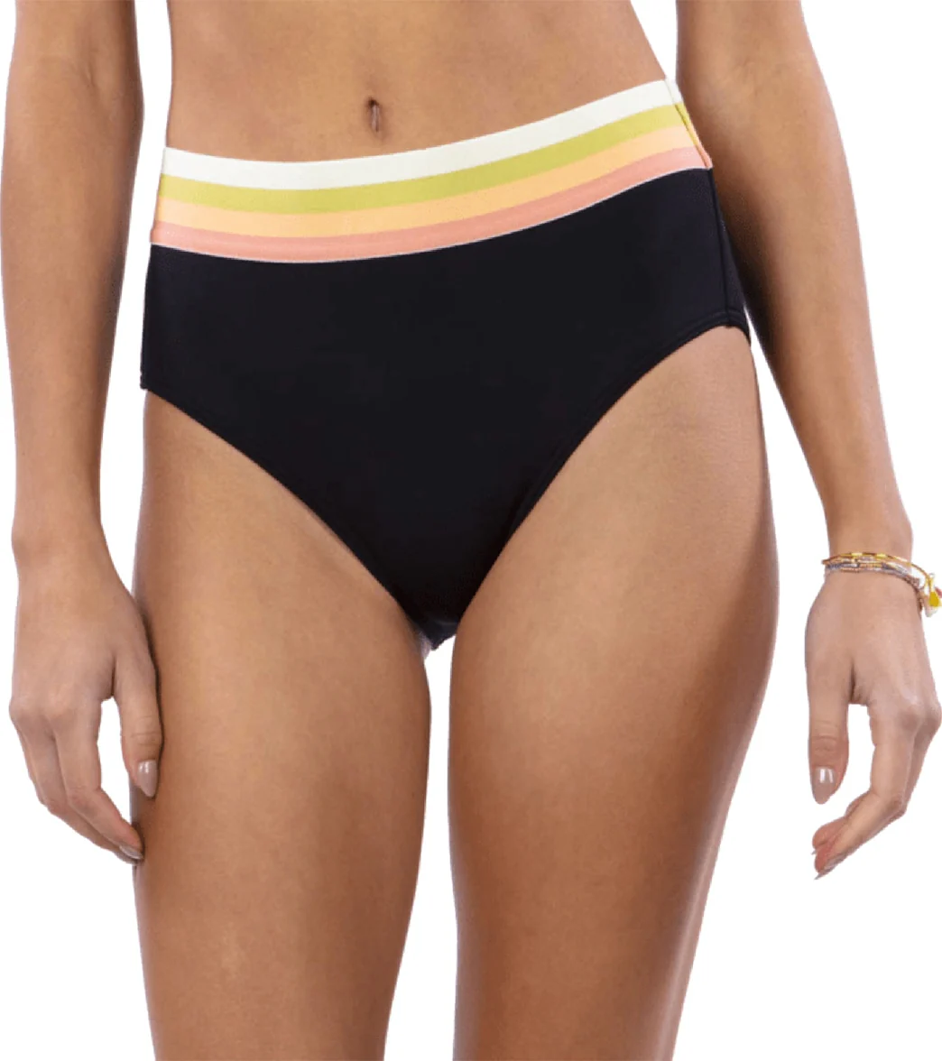 Rip Curl Women's Beach Botanica High Waist Good Bikini Bottom - Image 6