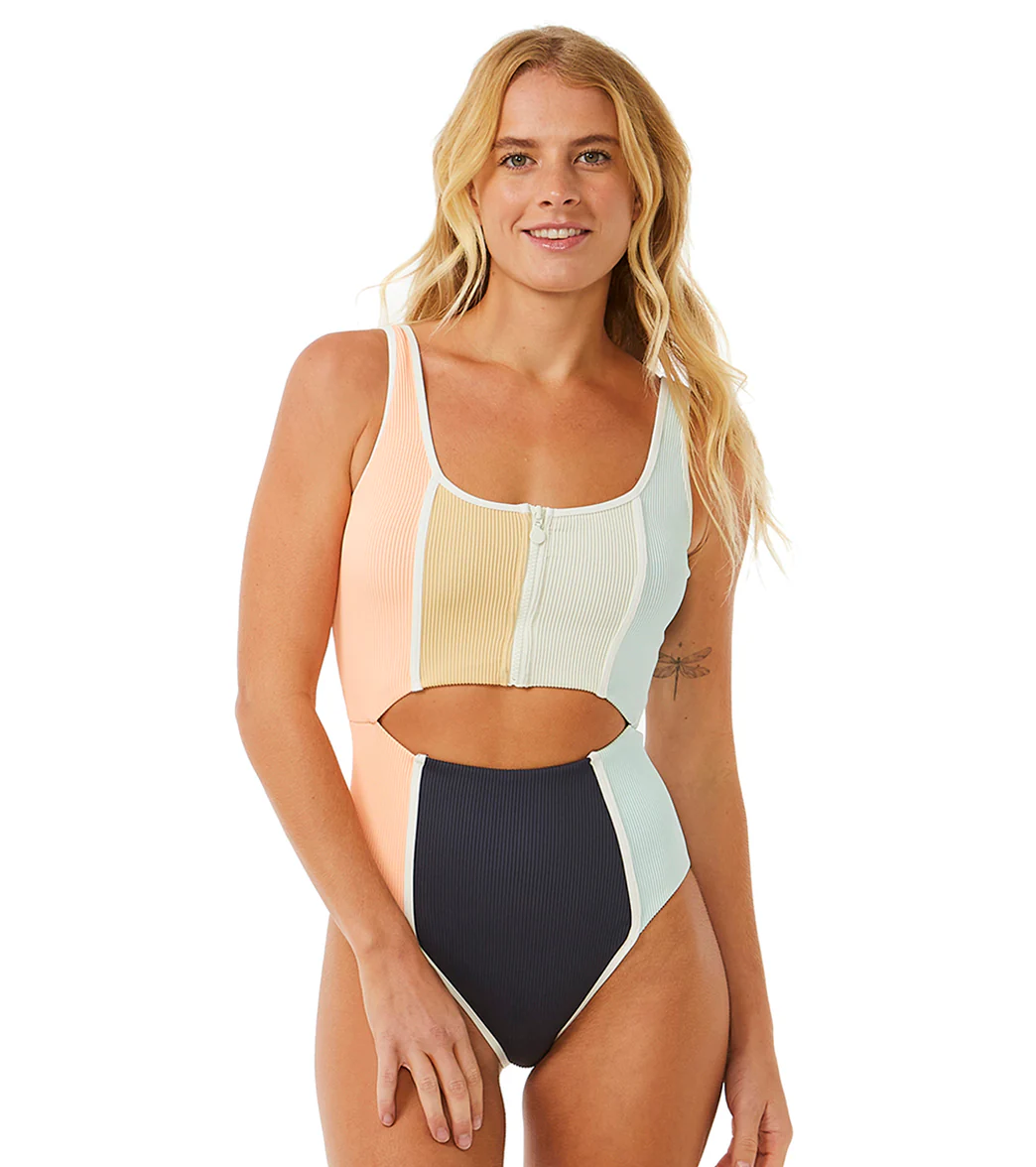 Rip Curl Women's Block Party Splice Good One Piece Swimsuit - Image 6