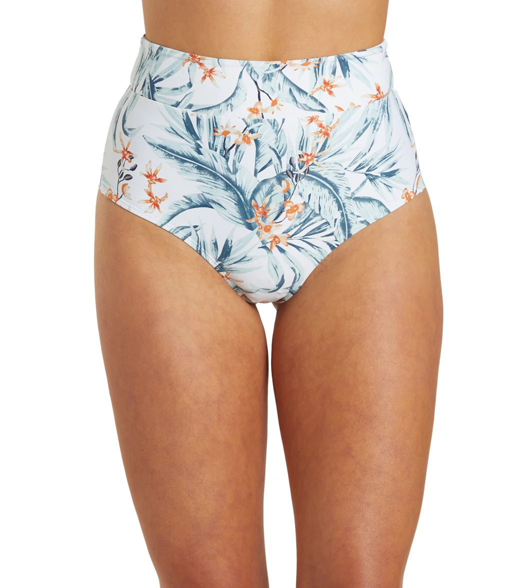Rip Curl Women's Diamond Bay Cheeky High Waist Bikini Bottom - Image 8