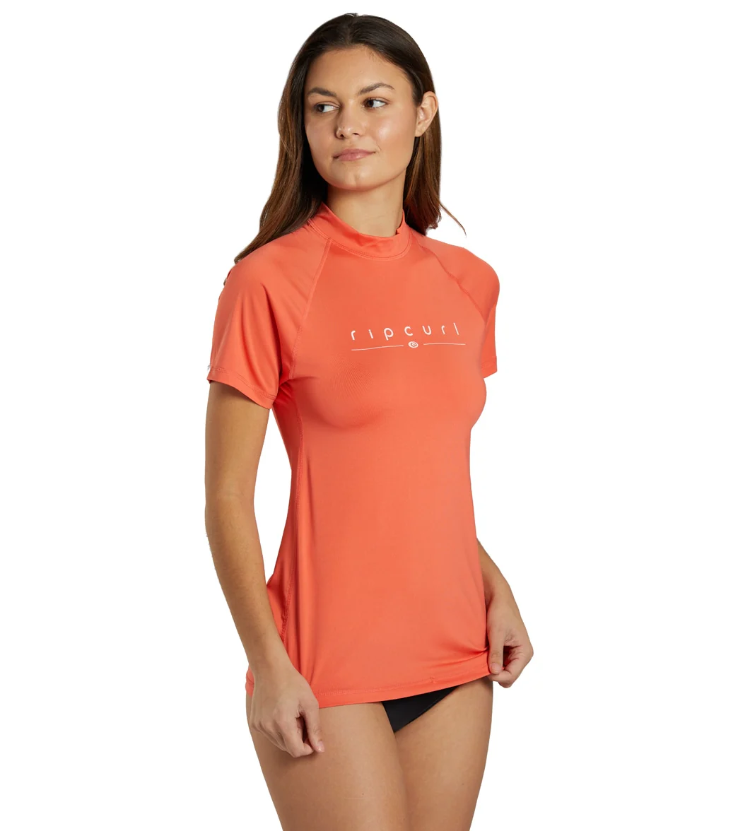 Rip Curl Women's Golden Rays Short Sleeve UPF 50 Surf Shirt - Image 3