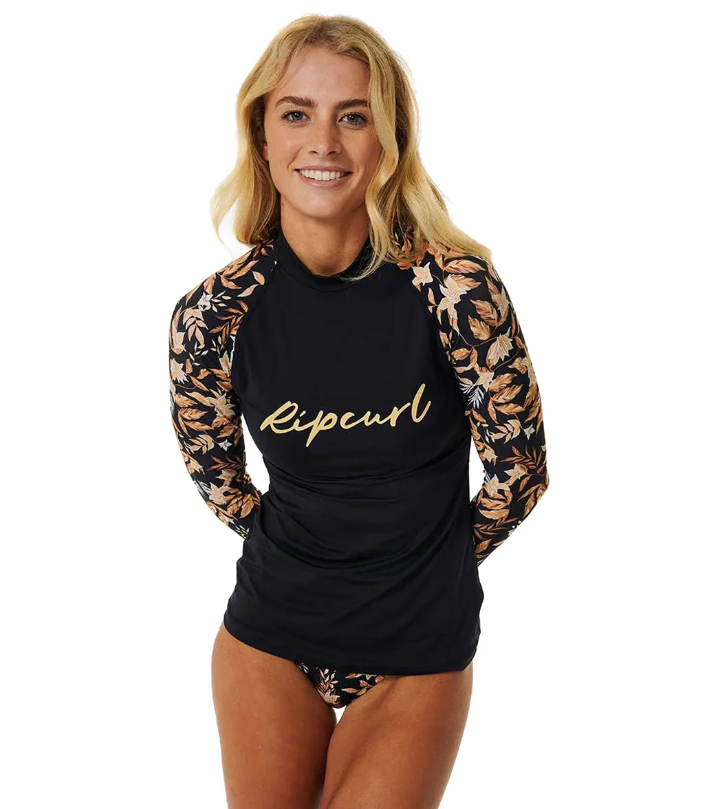 Rip Curl Women's La Isla Long Sleeve UPF 50 Rash Guard - Image 8