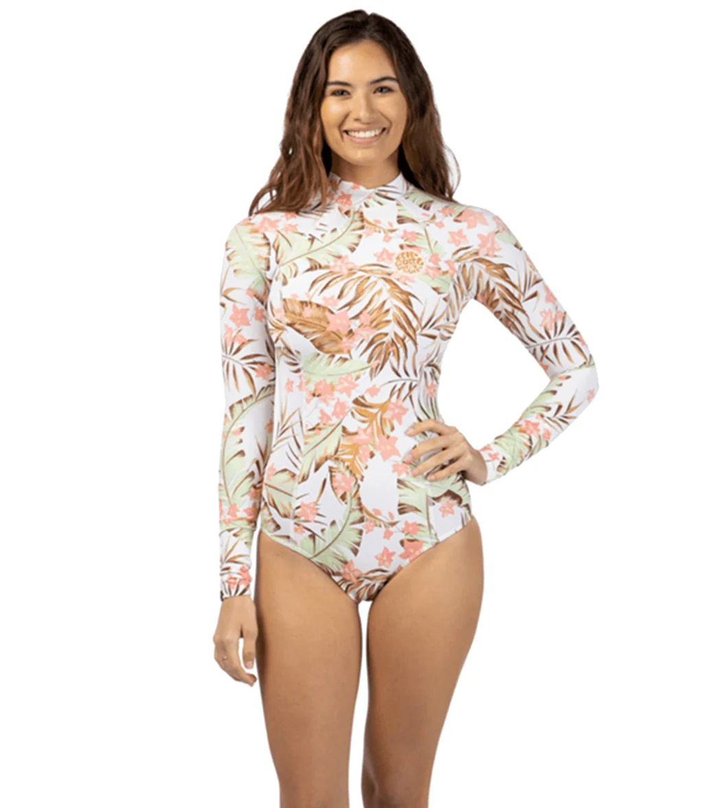 Rip Curl Women's La Quinta Long Sleeve UPF 50 One Piece Swimsuit - Image 4