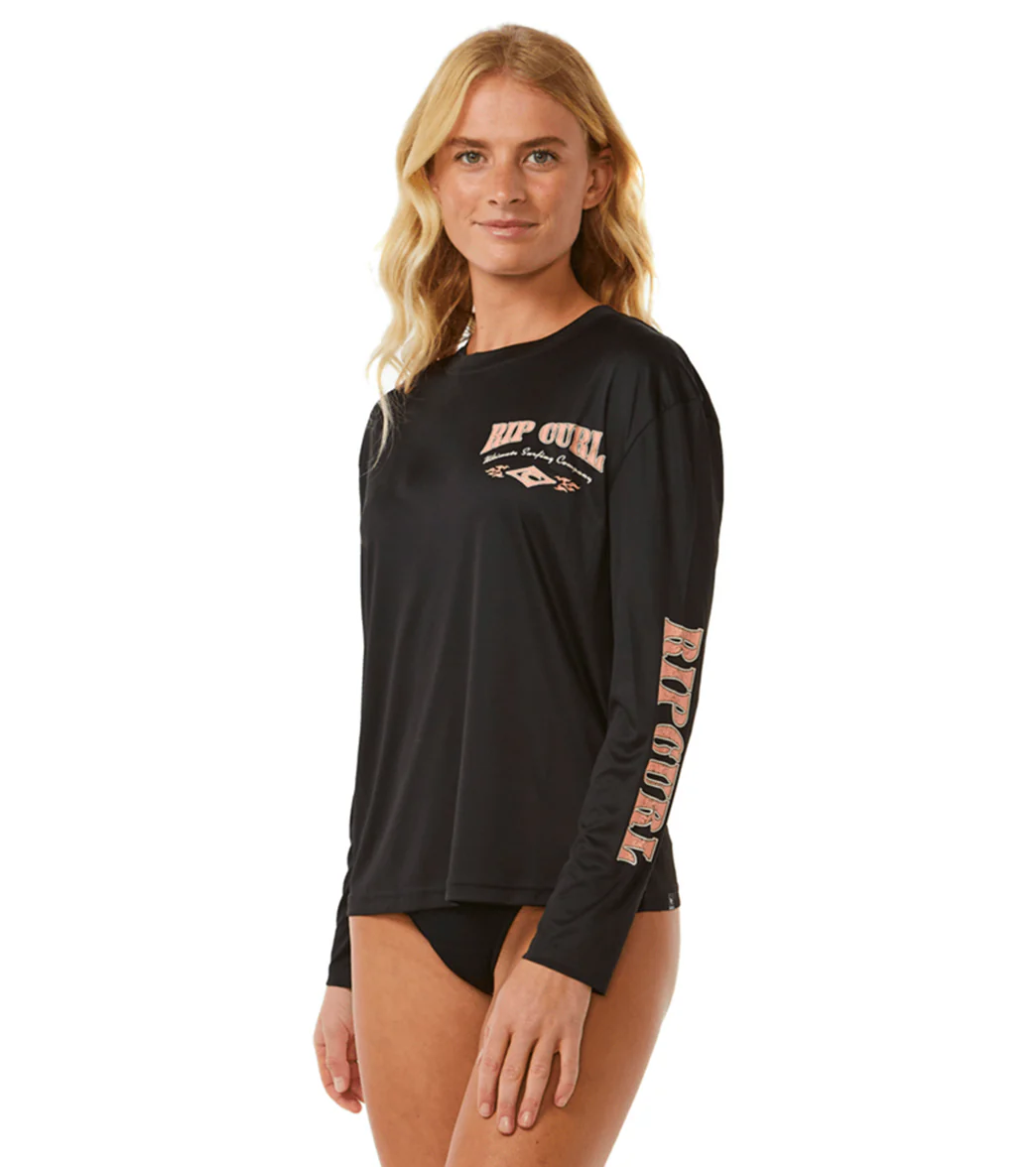 Rip Curl Women's Sea Of Dreams Relaxed Long Sleeve UPF 50 Surf Shirt - Image 2