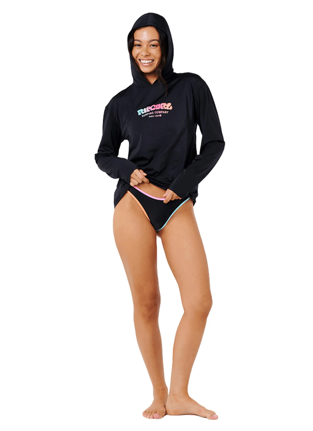 Rip Curl Women's Surf Puff Hooded Long Sleeve UPF Rash Guard - Image 6