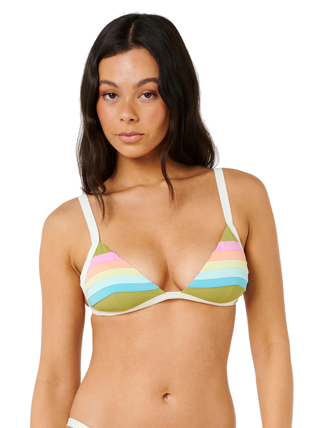 Rip Curl Women's Surf Stripe Triangle Bikini Top - Image 8