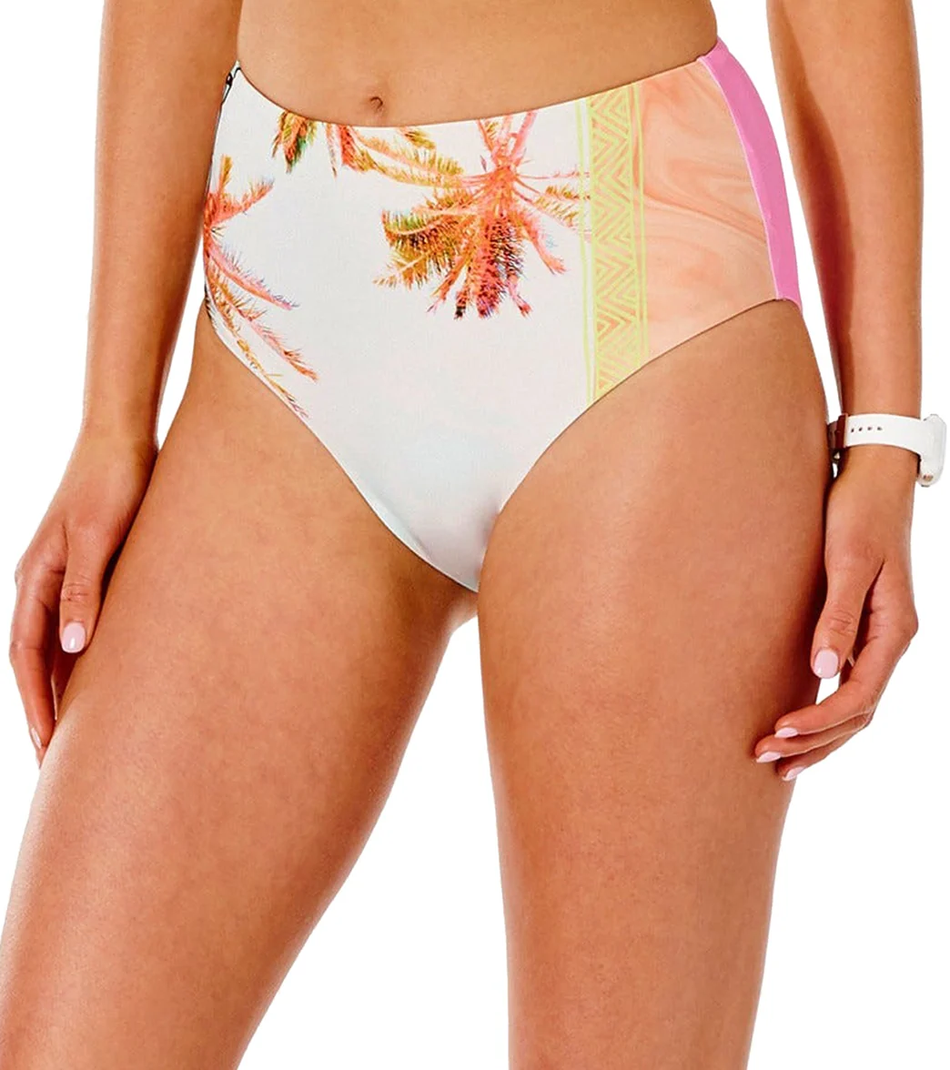 Rip Curl Women's Twin Fin Hi Waist Bikini Bottom - Image 2