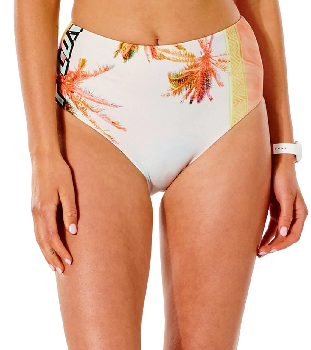 Rip Curl Women's Twin Fin Hi Waist Bikini Bottom - Image 6