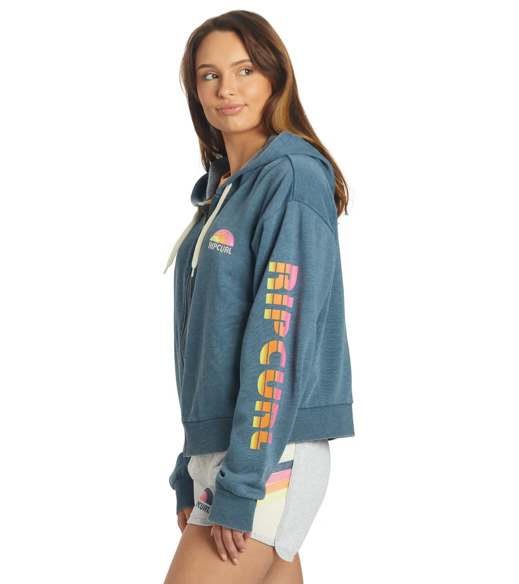 Rip Curl Women's Wave Shapers Front Zip Hoodie - Image 5