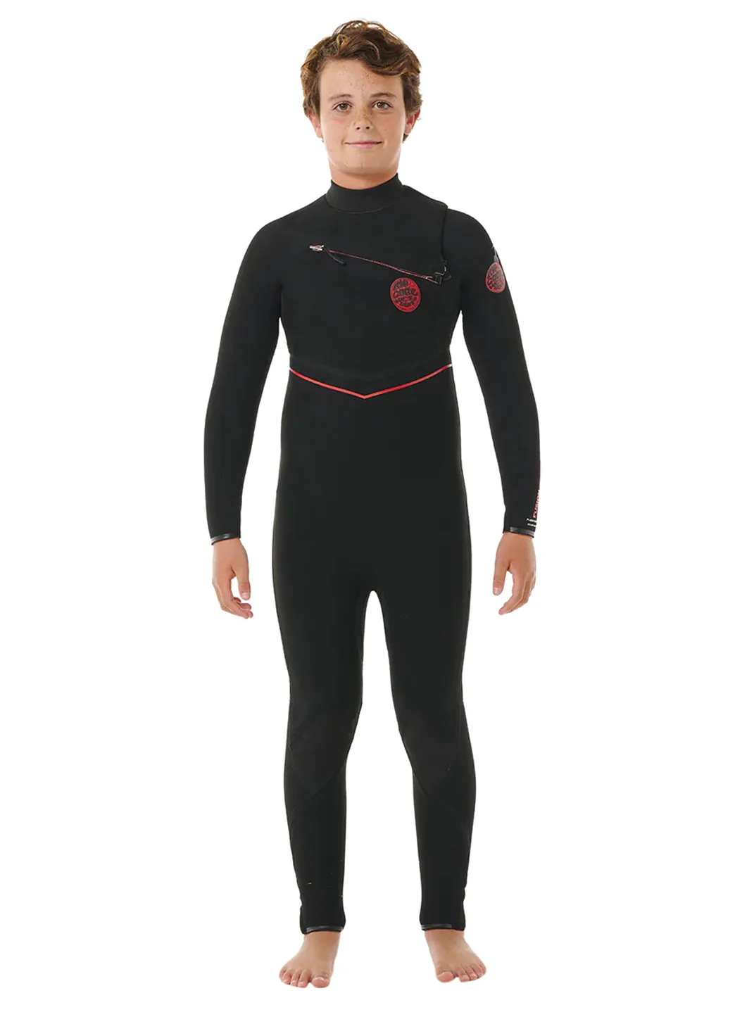 Rip Curl Youth 3/2mm Flashbomb Fusion Chest Zip Fullsuit Wetsuit - Image 2