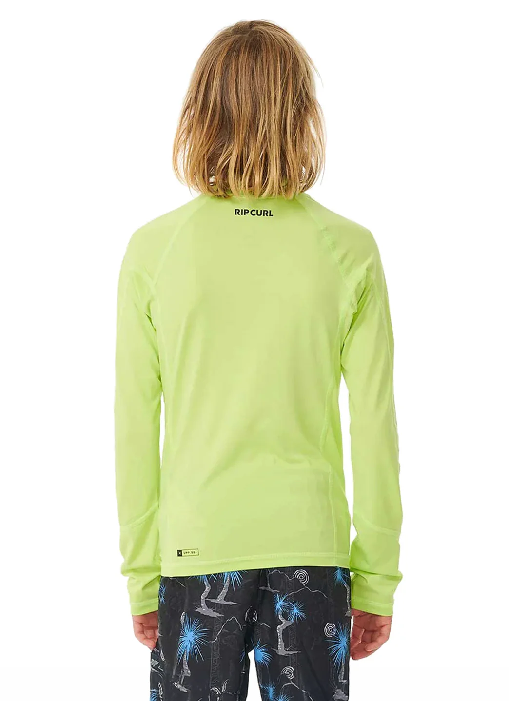 Rip Curl Youth Brand Wave Long Sleeve UPF 50 Rashguard (Big Kid) - Image 7