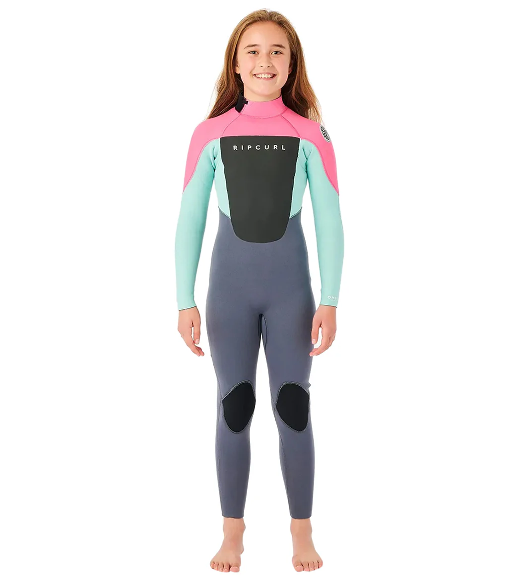 Rip Curl Youth Groms 4/3mm Omega  Back Zip Wetsuit (Little Kid) - Image 6
