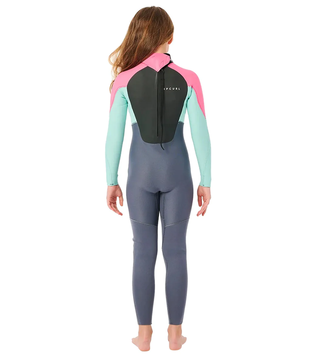 Rip Curl Youth Groms 4/3mm Omega  Back Zip Wetsuit (Little Kid) - Image 8