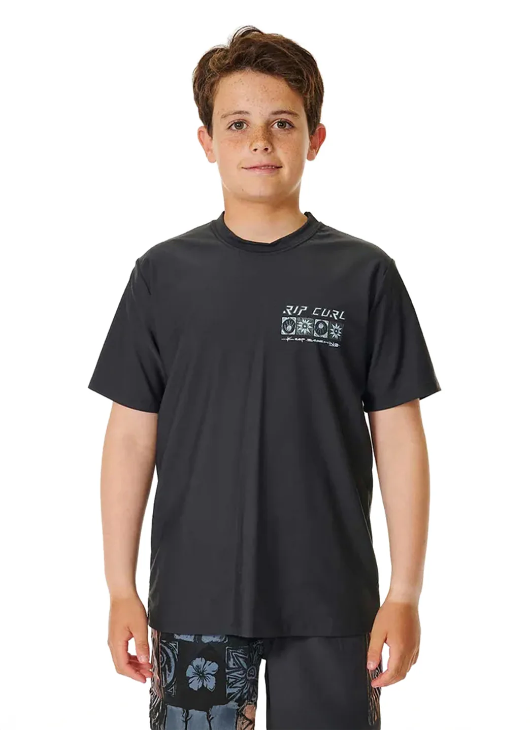 Rip Curl Youth Pure Short Sleeve UPF 50 Surf Shirt (Big Kid) - Image 10