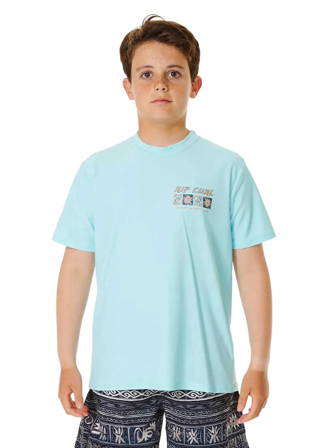 Rip Curl Youth Pure Short Sleeve UPF 50 Surf Shirt (Big Kid) - Image 11