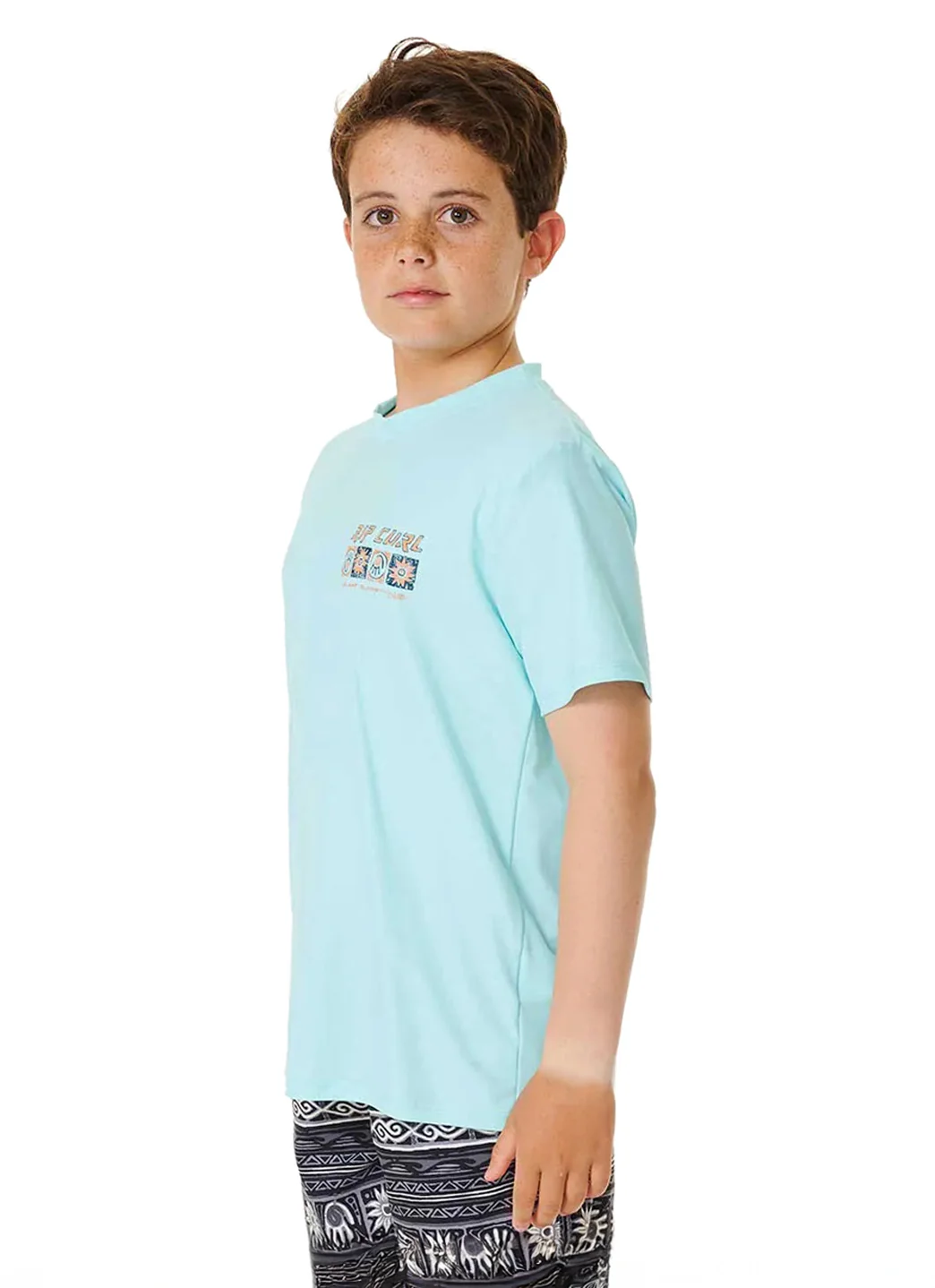 Rip Curl Youth Pure Short Sleeve UPF 50 Surf Shirt (Big Kid) - Image 2