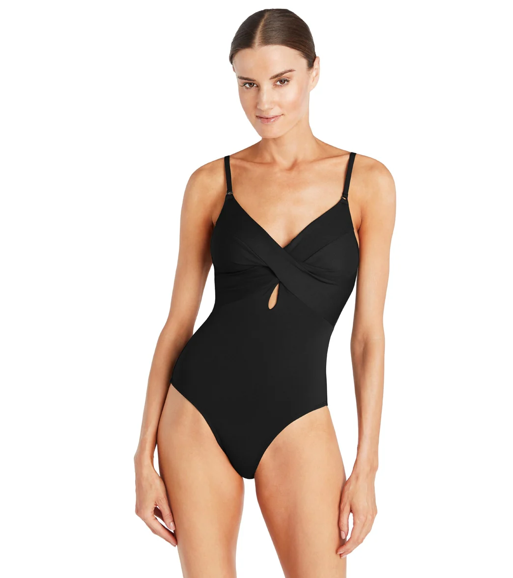 Robin Piccone Women's Ava Twist One Piece Swimsuit - Image 5