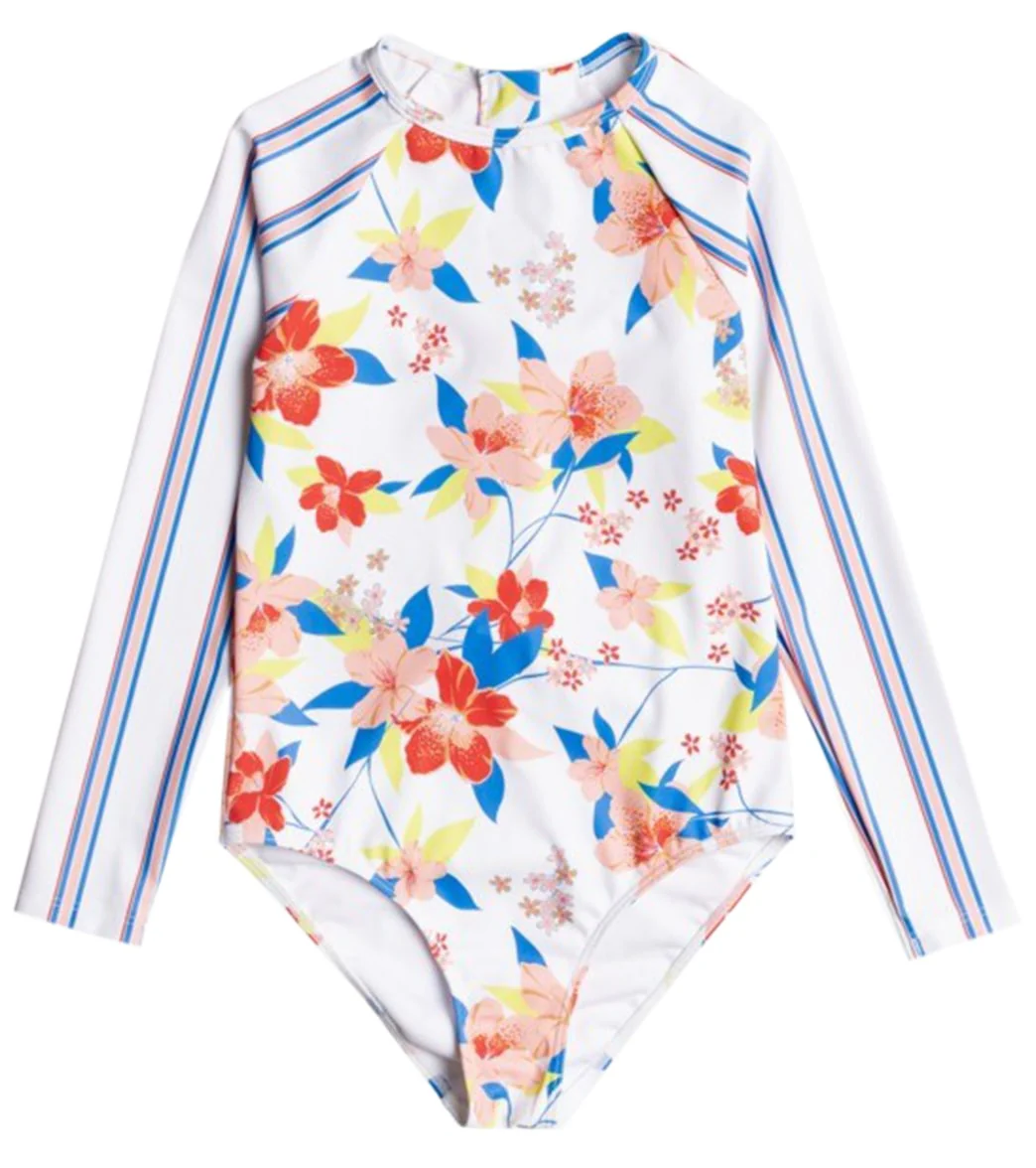 Roxy Girls' Friendly Flower Longsleeve One Piece Swimsuit - Image 4