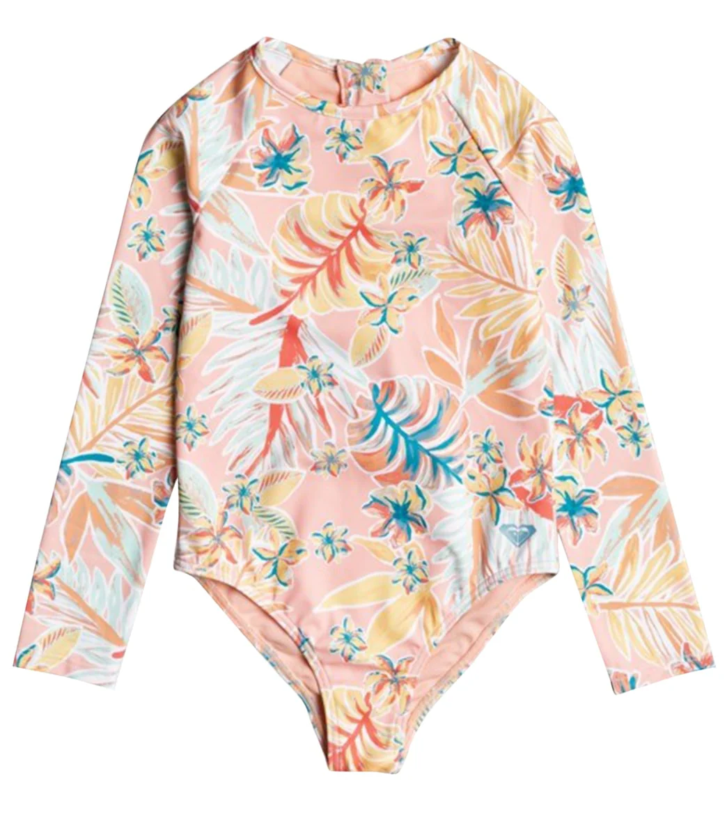 Roxy Girls' Friendly Story Longsleeve One Piece Swimsuit