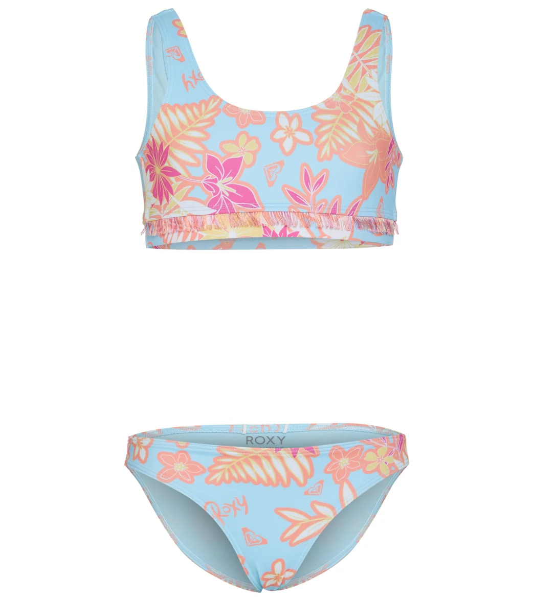 Roxy Girls' Funny Childhood Bralette Bikini Set (Toddler, Little Kid) - Image 4