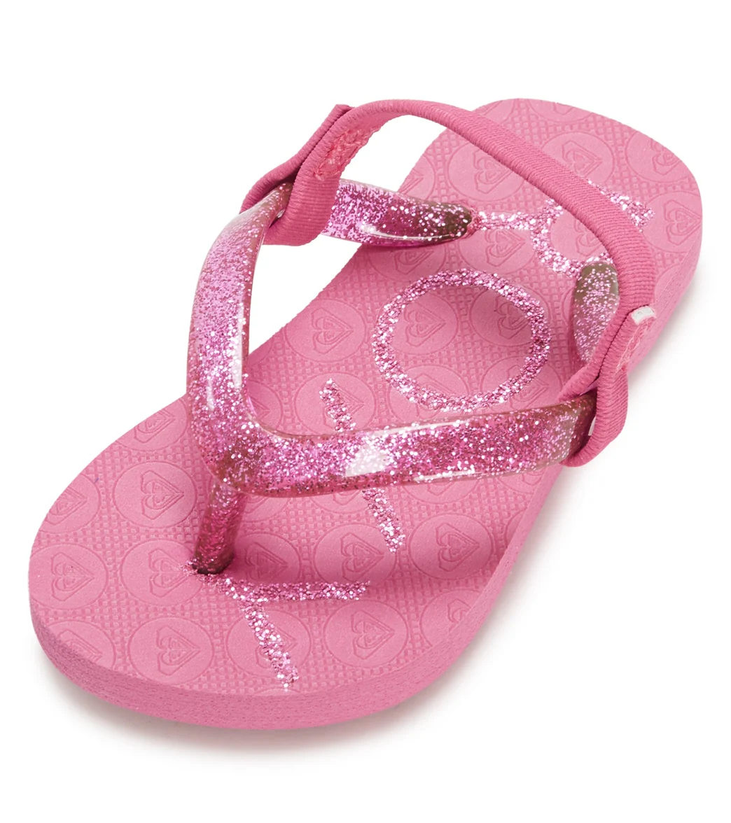Roxy Girls' Viva Sparkle Sandal (Toddler) - Image 13