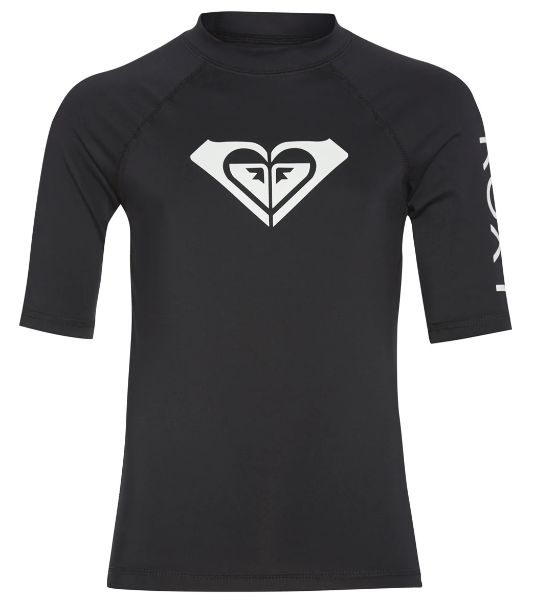 Roxy Girls' Whole Hearted Short Sleeve Rashguard (Toddler, Little Kid) - Image 10