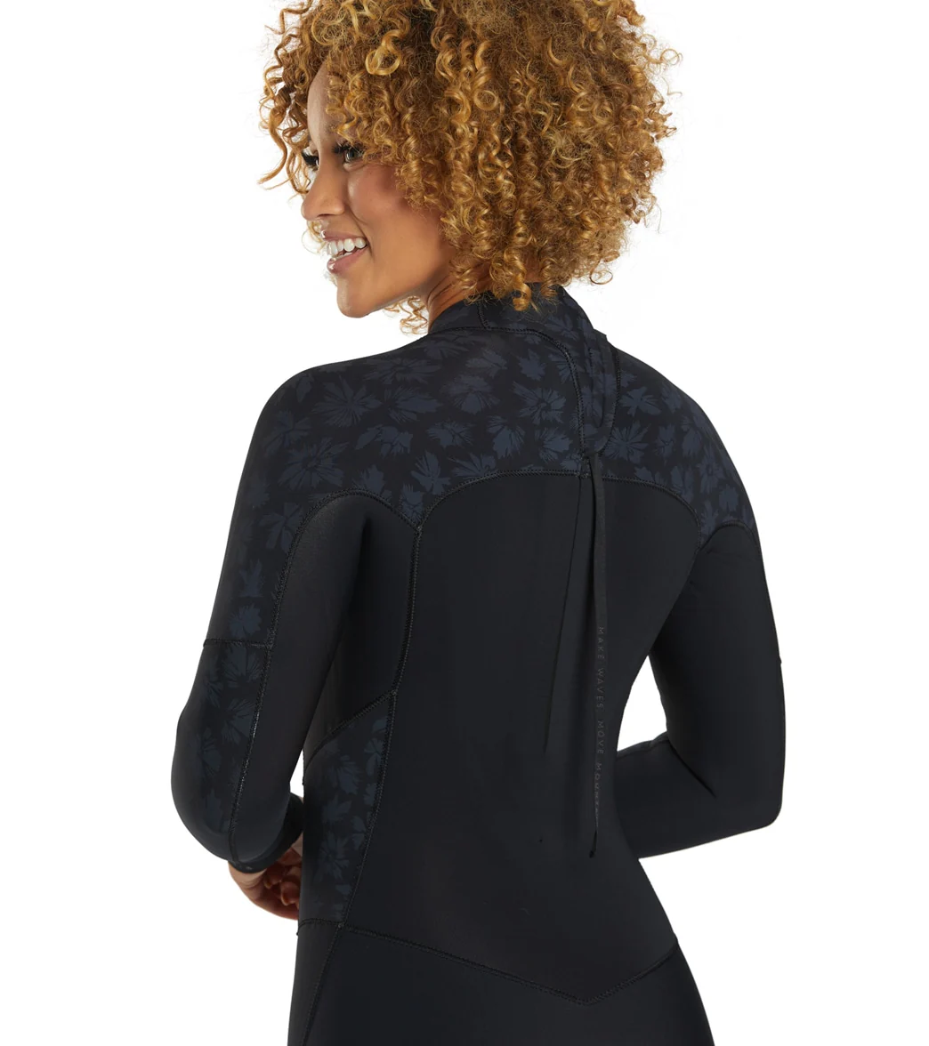 Roxy Women's 4/3mm Swell Series Back Zip Fullsuit Wetsuit - Image 13
