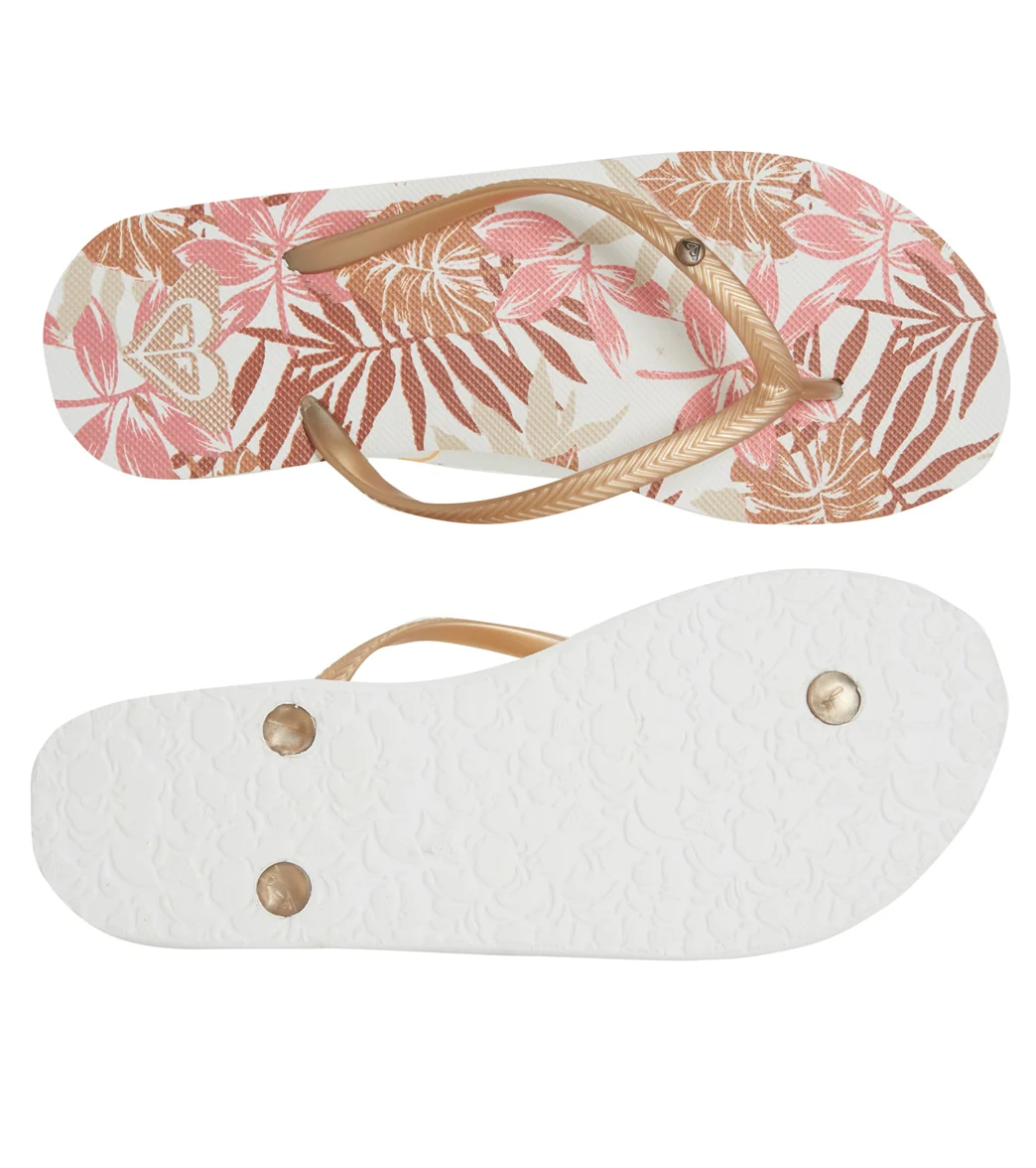 Roxy Women's Bermuda Print Flip Flop - Image 4