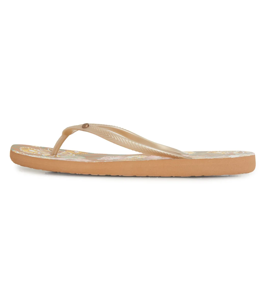 Roxy Women's Bermuda Print Flip Flop - Image 8