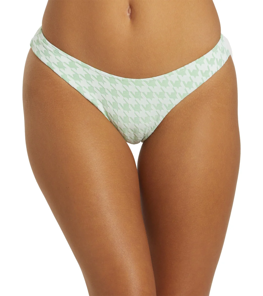 Roxy Women's Check It High Leg Cheeky Bikini Bottom