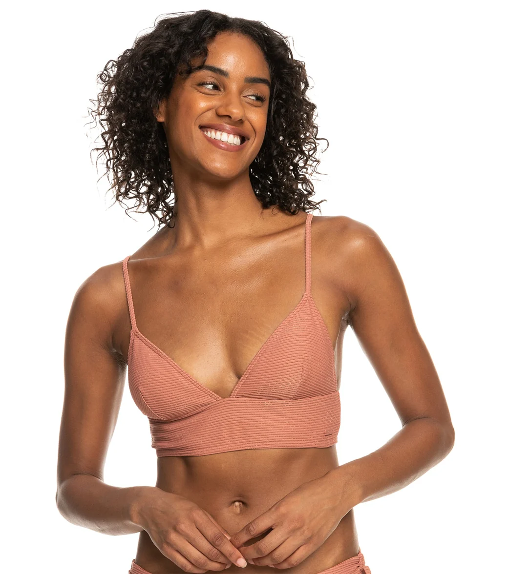 Roxy Women's Coconut Crew Cropped Bikini Top - Image 7