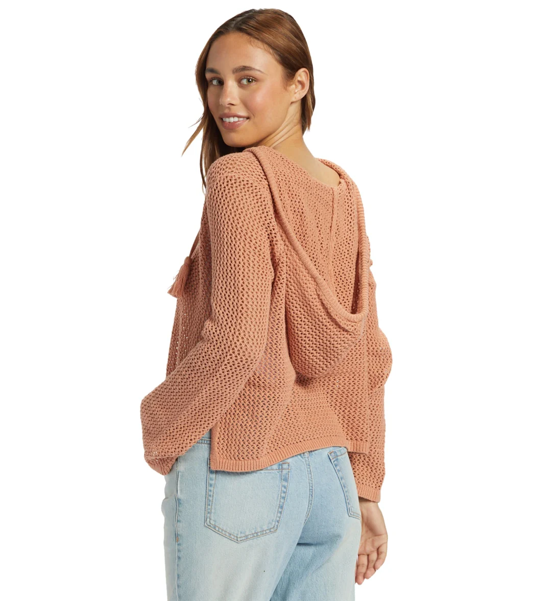 Roxy Women's Cropped After Beach Break Pullover Hoodie - Image 3