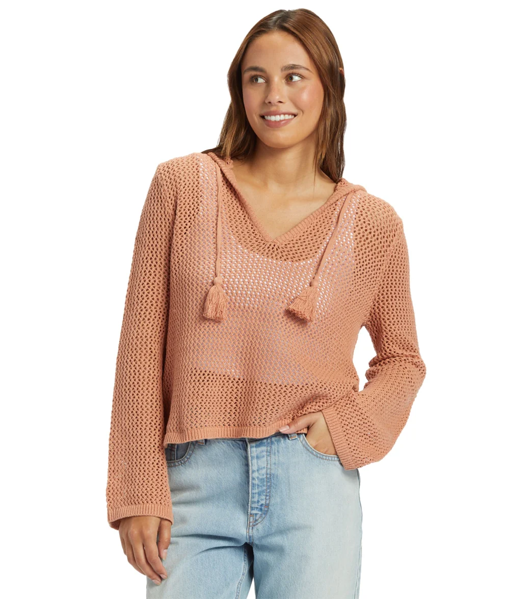 Roxy Women's Cropped After Beach Break Pullover Hoodie - Image 5