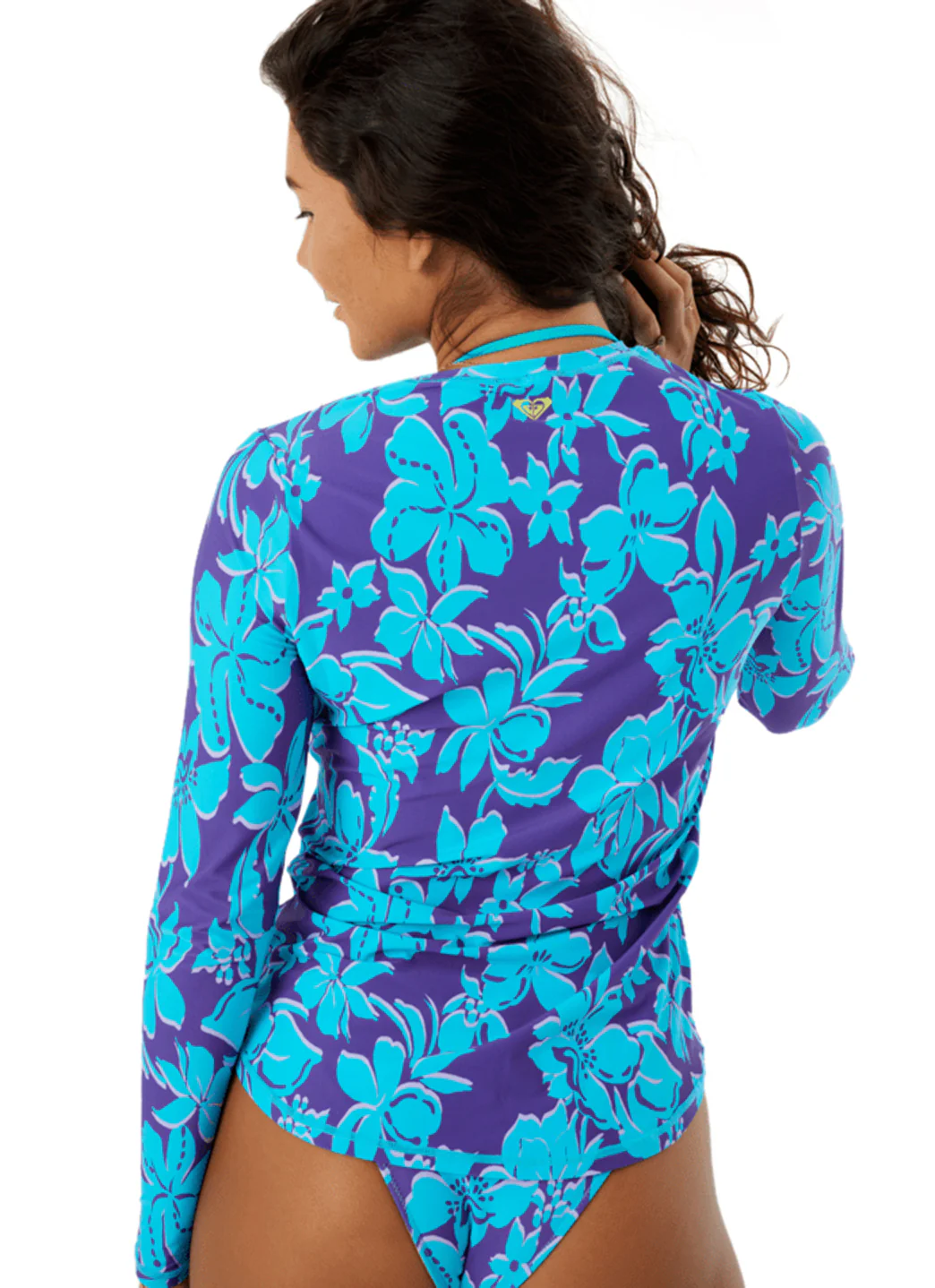 Roxy Women's Island Time Sea Skippin Long Sleeve Rash Guard - Image 4