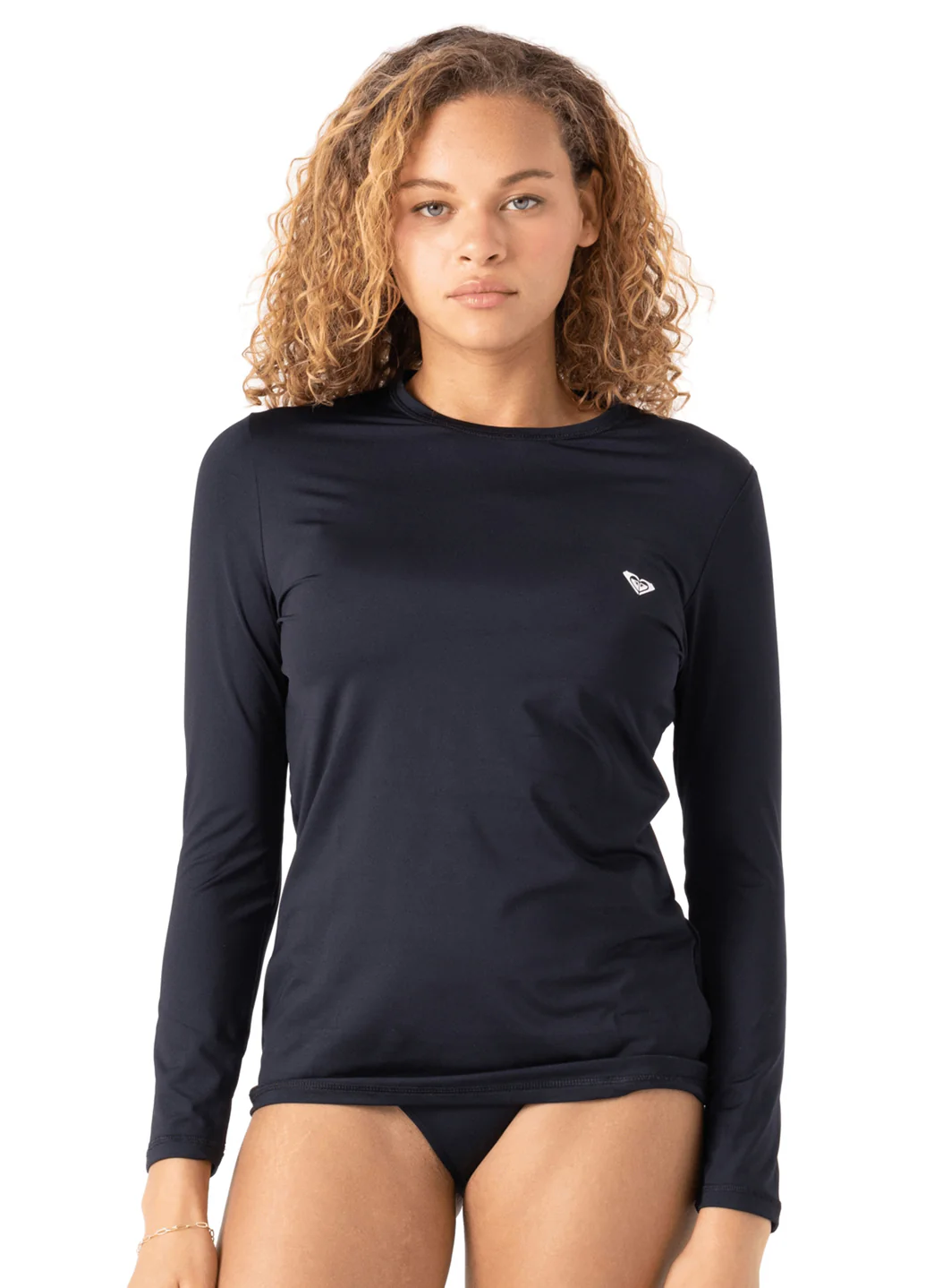 Roxy Women's New Enjoy Waves Lycra Long Sleeve UPF 50 Rash Guard - Image 3