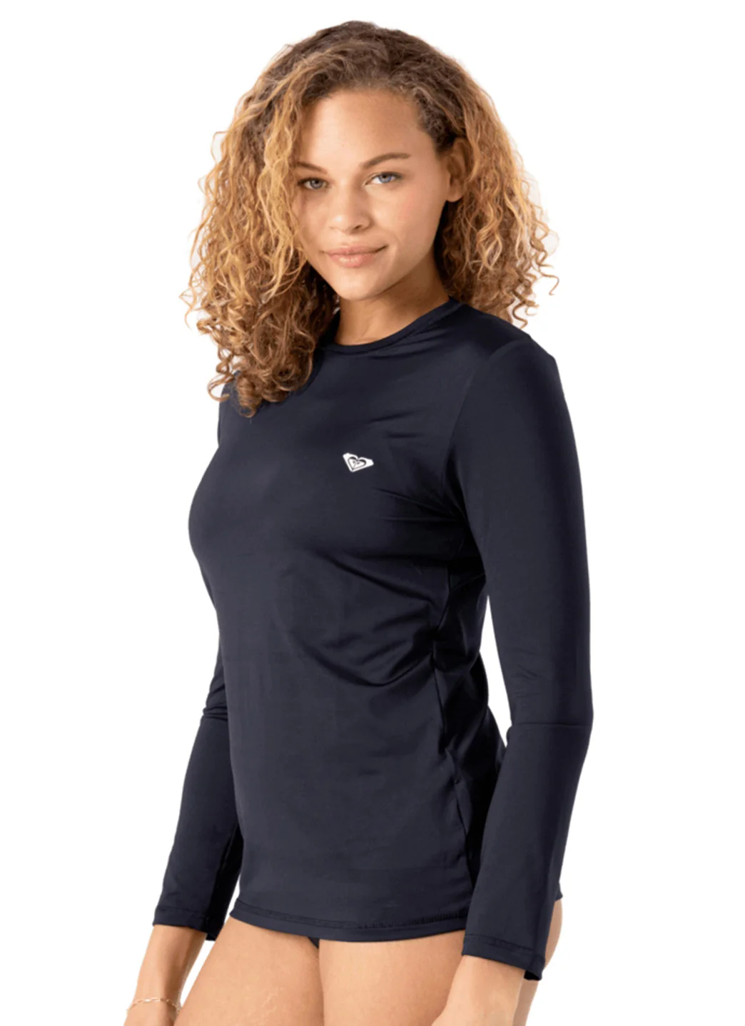 Roxy Women's New Enjoy Waves Lycra Long Sleeve UPF 50 Rash Guard - Image 4