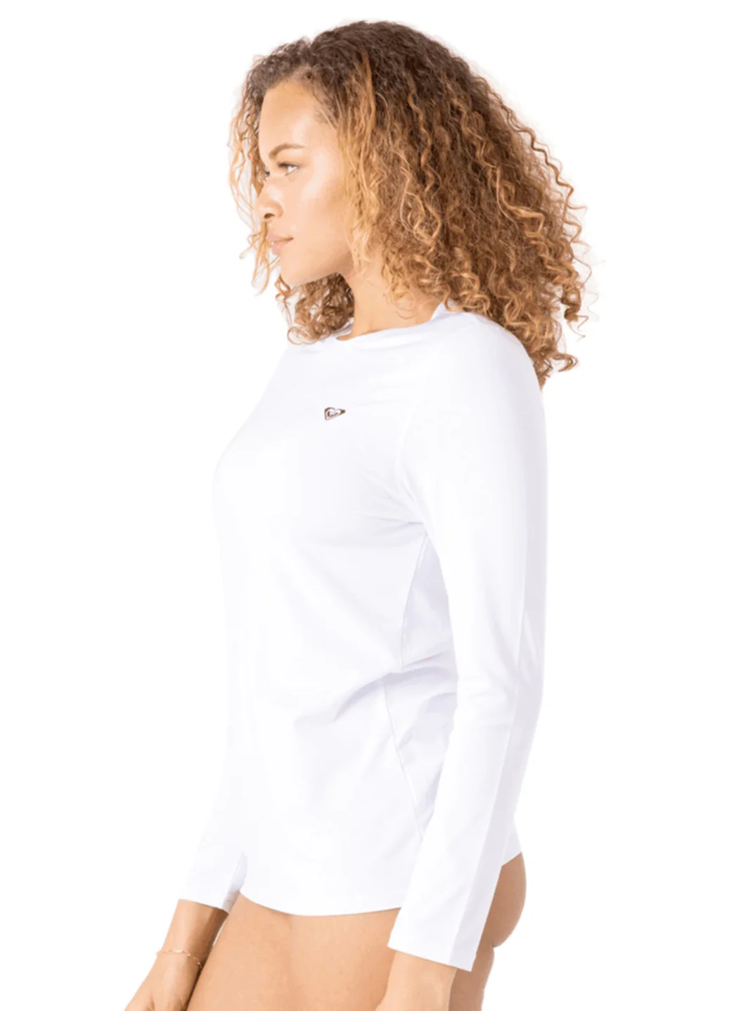 Roxy Women's New Enjoy Waves Lycra Long Sleeve UPF 50 Rash Guard - Image 9
