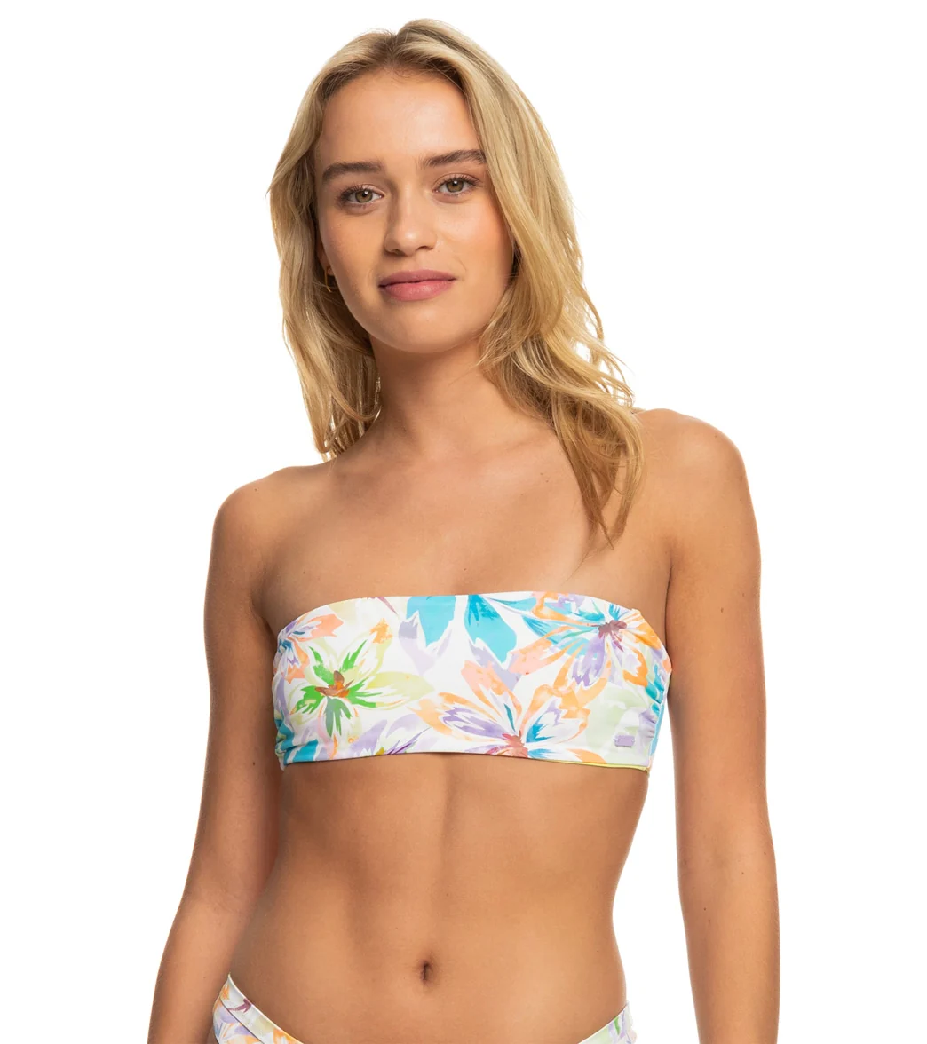 Roxy Women's Retro Revo Bandeau Bikini Top - Image 8
