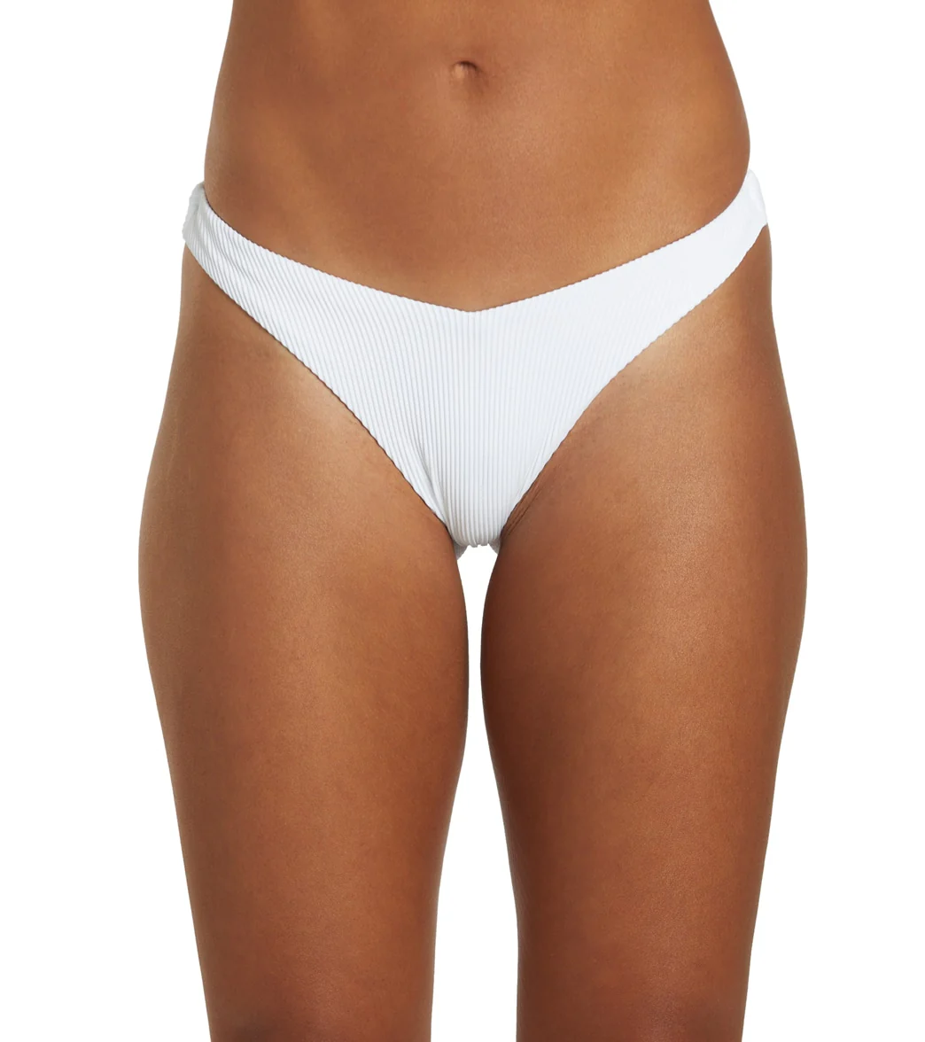 Roxy Women's Rib Roxy Love Cheeky High Leg Bikini Bottom - Image 7