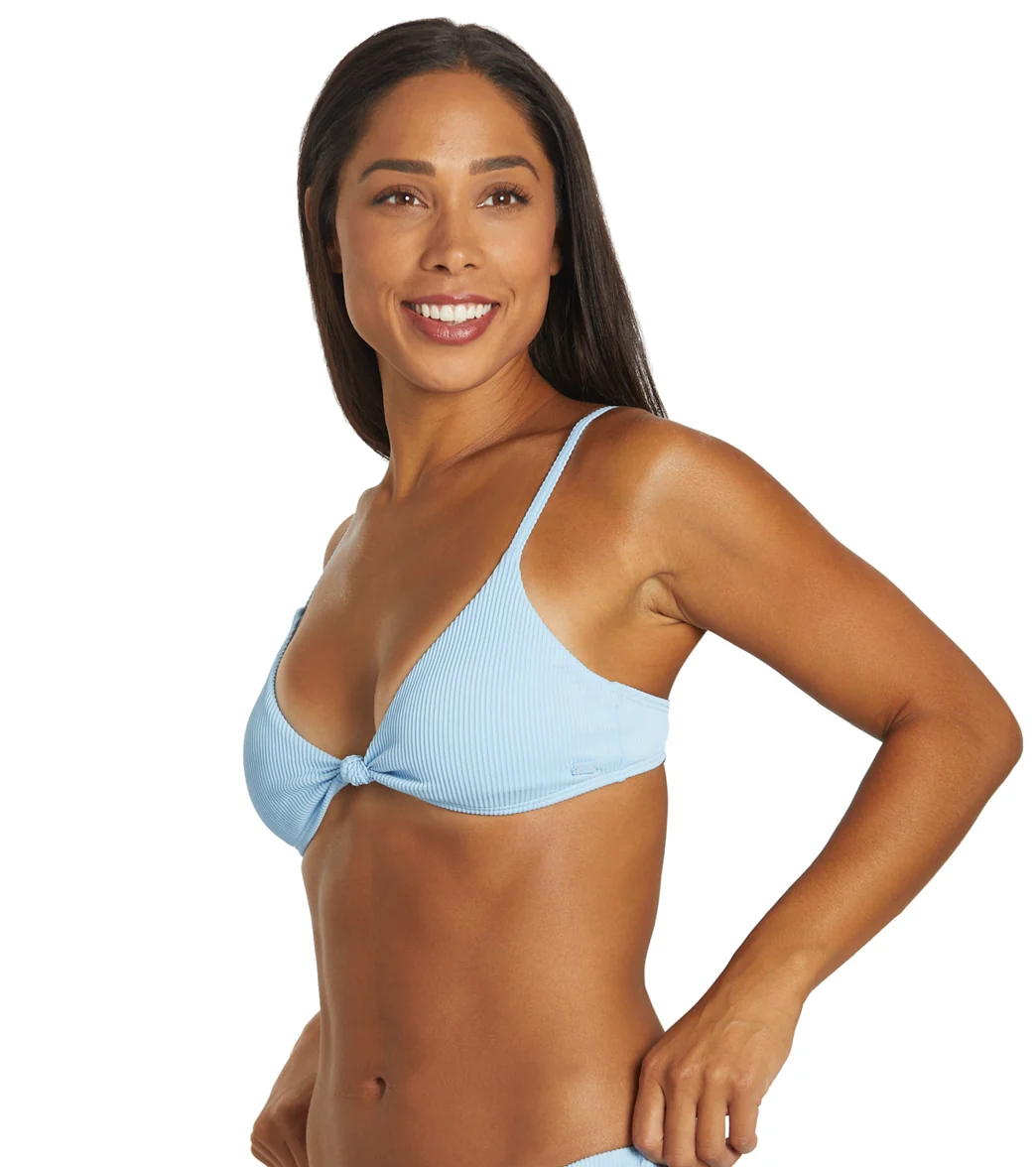 Roxy Women's Rib Roxy Love The Surf Knot Bikini Top - Image 22