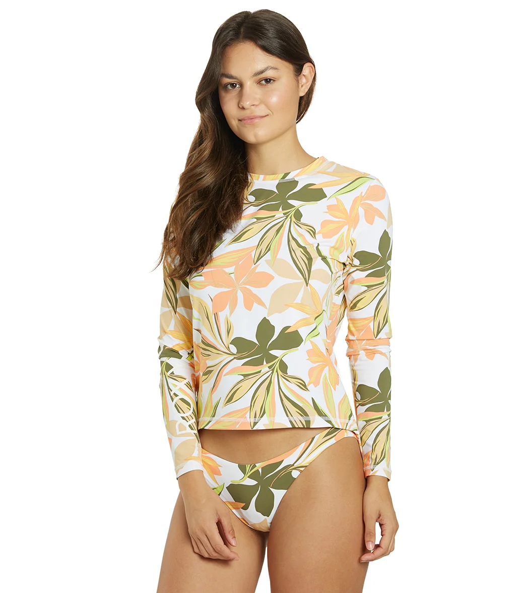 Roxy Women's Sea Skippin PT Long Sleeve UPF 50 Rash Guard - Image 11