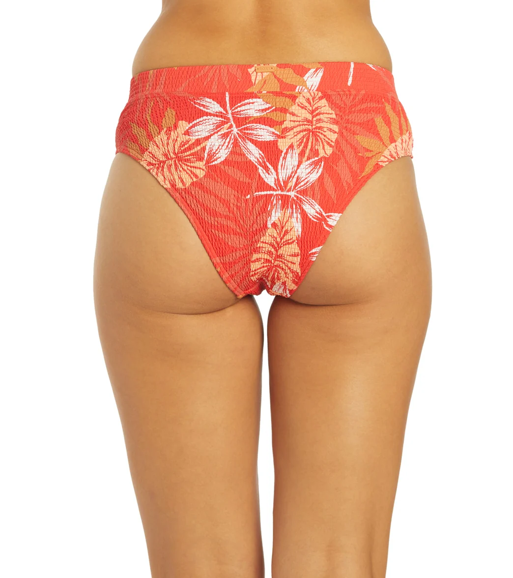 Roxy Women's Seaside Tropics Smock Mod Bikini Bottom - Image 3