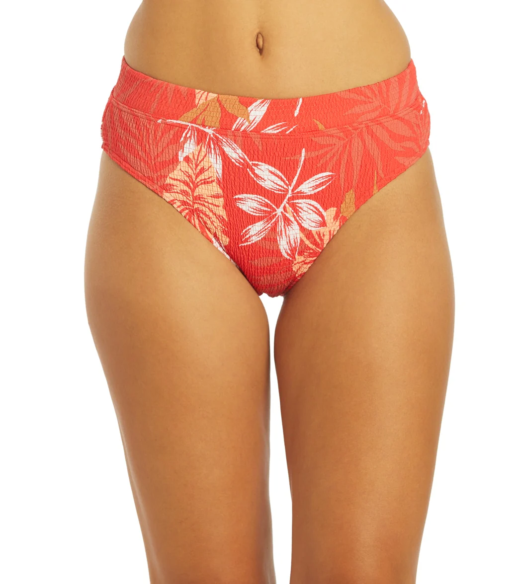 Roxy Women's Seaside Tropics Smock Mod Bikini Bottom - Image 7