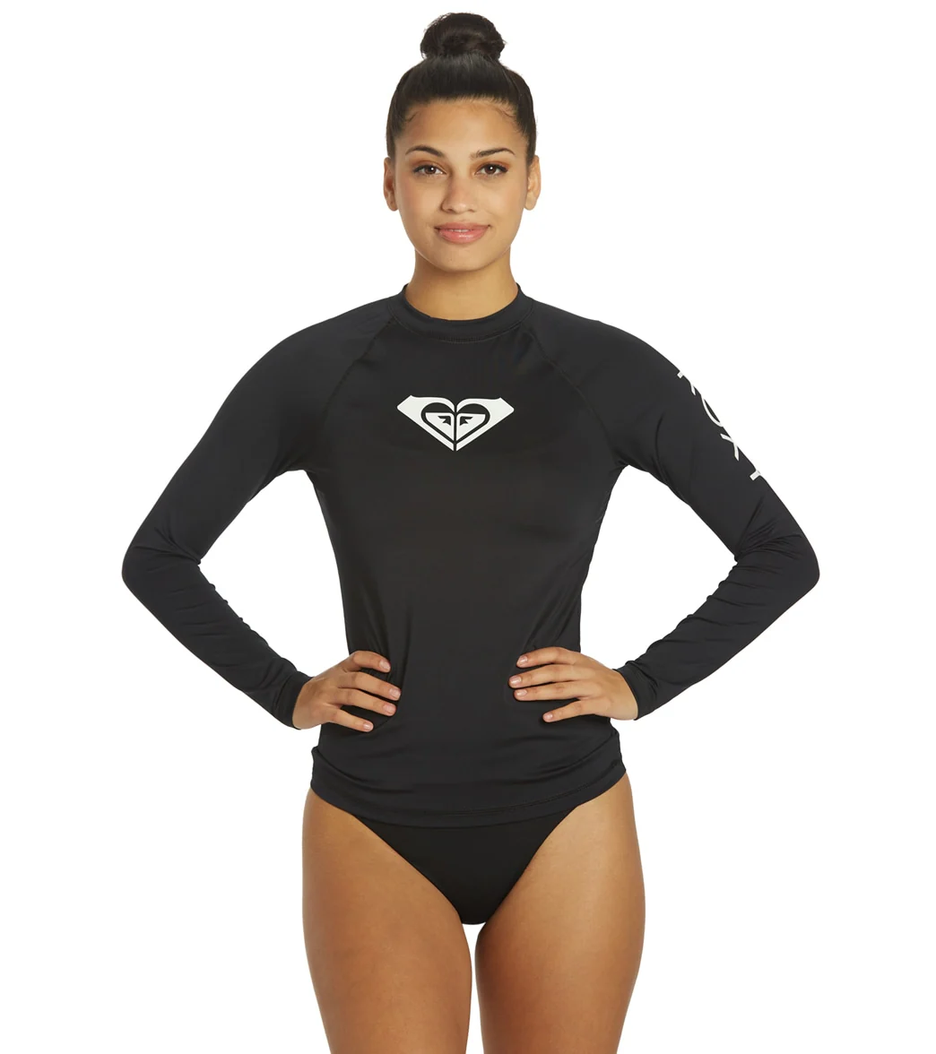 Roxy Women's Whole Hearted Long Sleeve Rashguard - Image 5