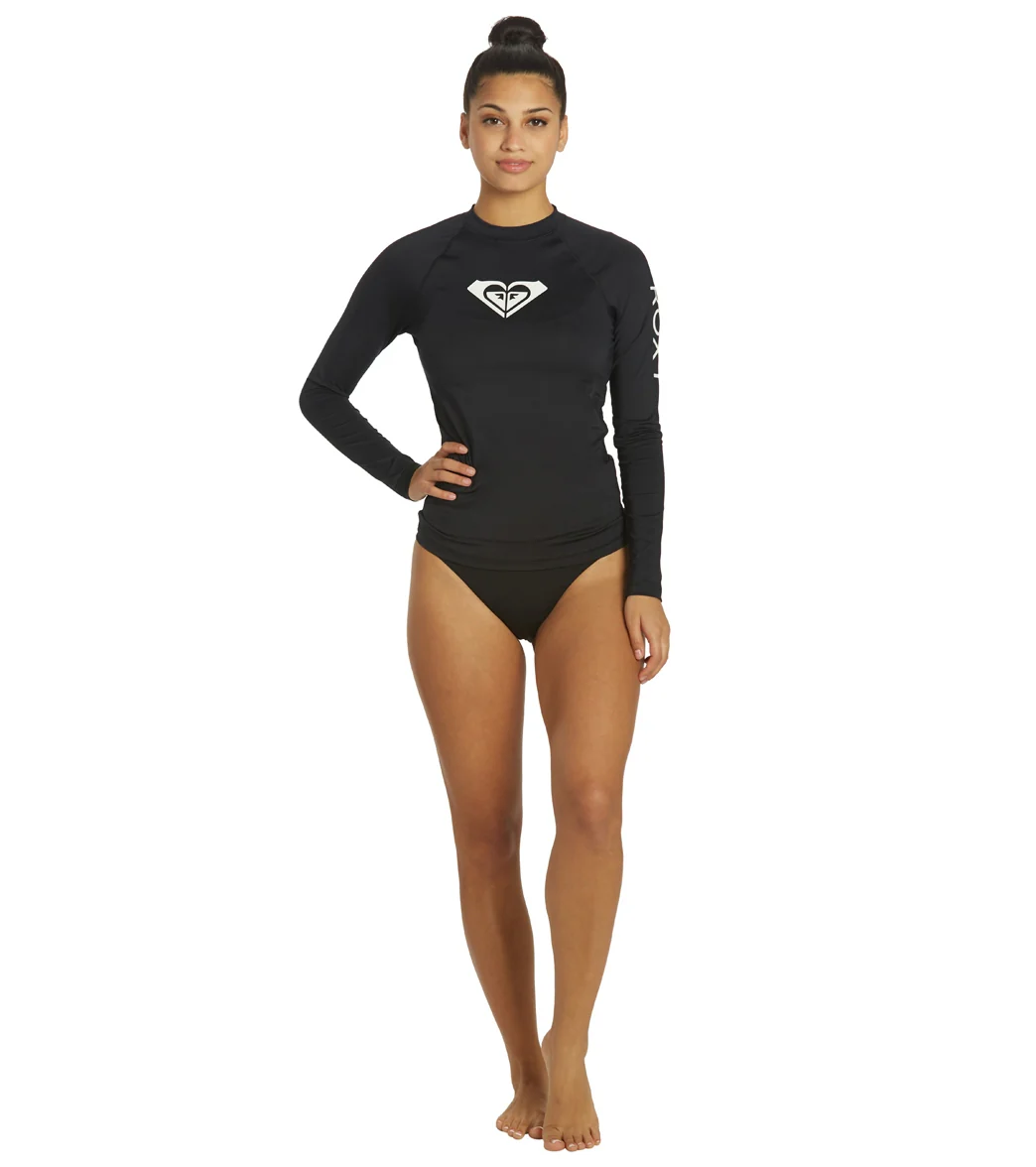 Roxy Women's Whole Hearted Long Sleeve Rashguard - Image 8