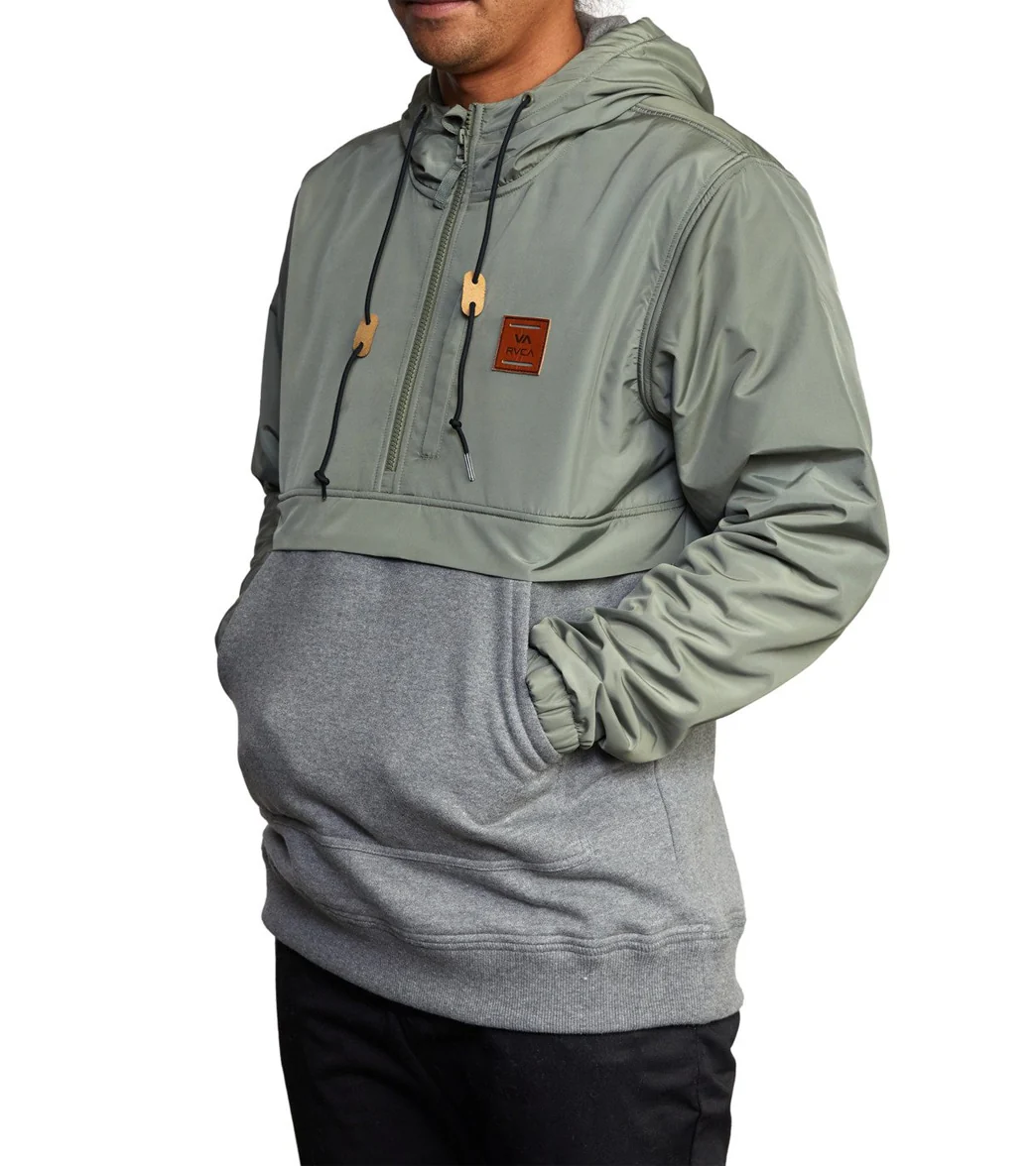 RVCA Men's Cascade Fleece Anorak Jacket - Image 3