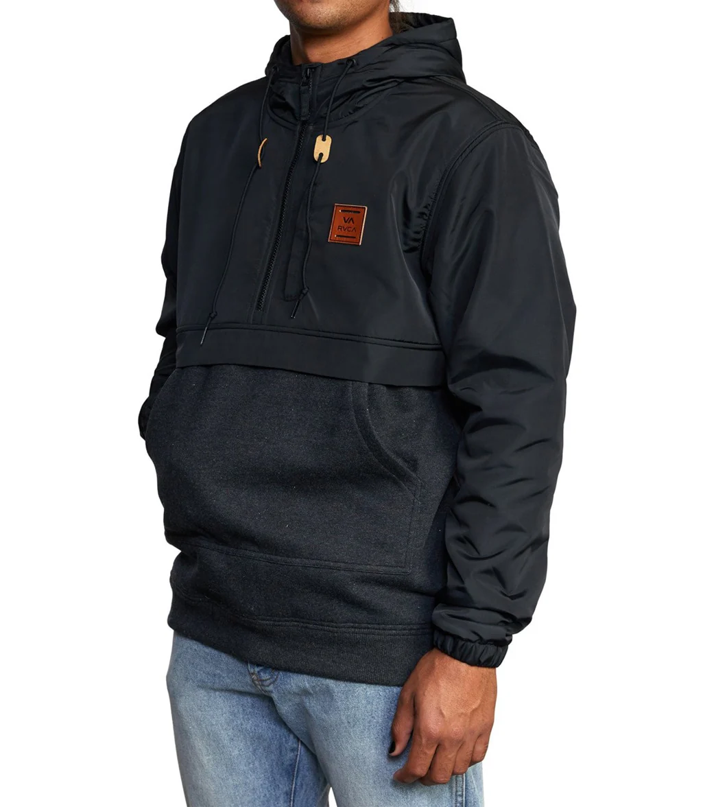 RVCA Men's Cascade Fleece Anorak Jacket - Image 9