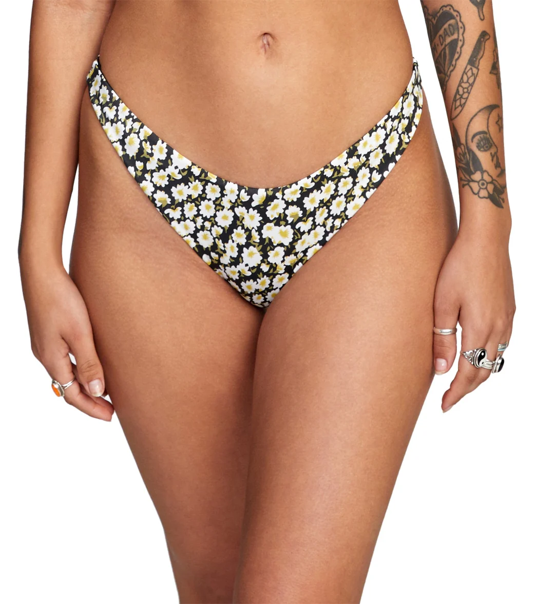 RVCA Women's June Bloom Skimpy French Bikini Bottom - Image 8